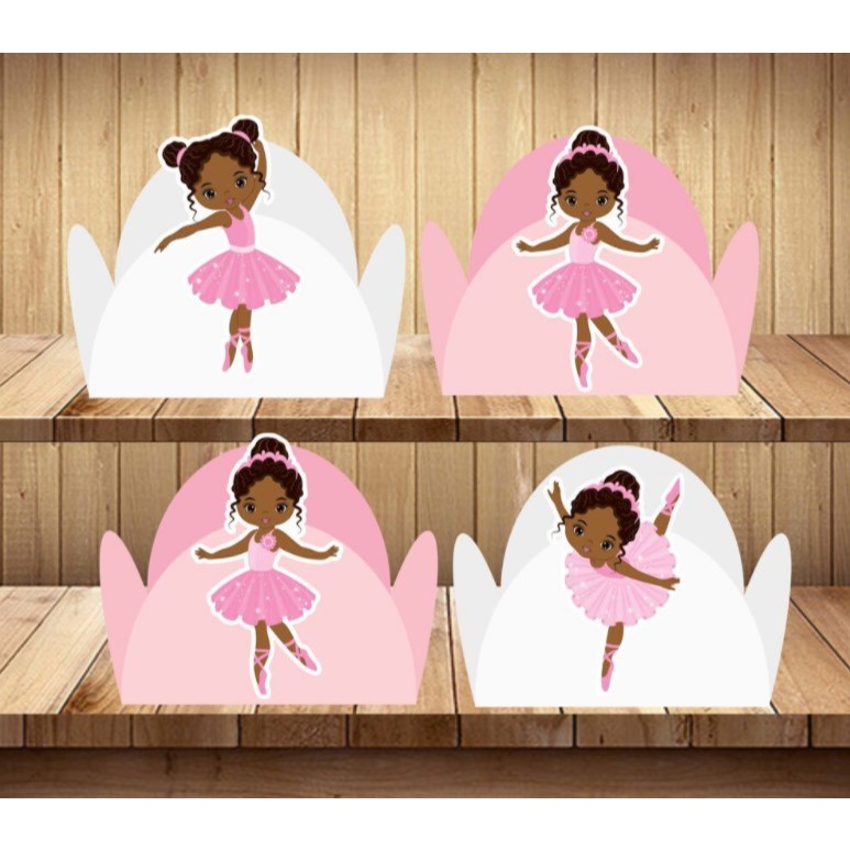 100 Forminhas para Doces bailarina negra