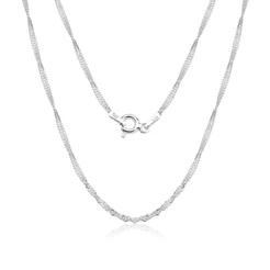 Corrente Feminina de Prata 925 Singapura 50cm