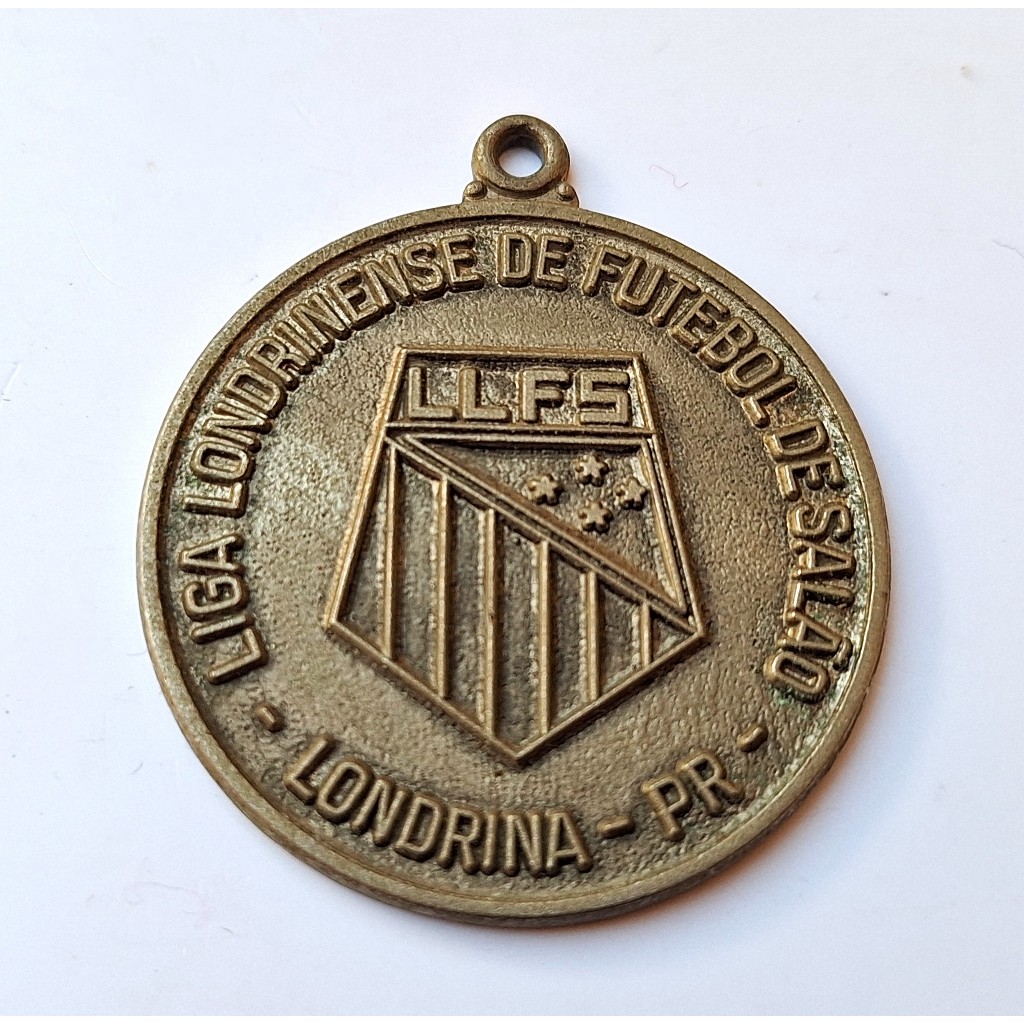 AN94= ANTIGA MEDALHA FUTSAL LONDRINA 1984  DETALHES EM DESCRIÇAO