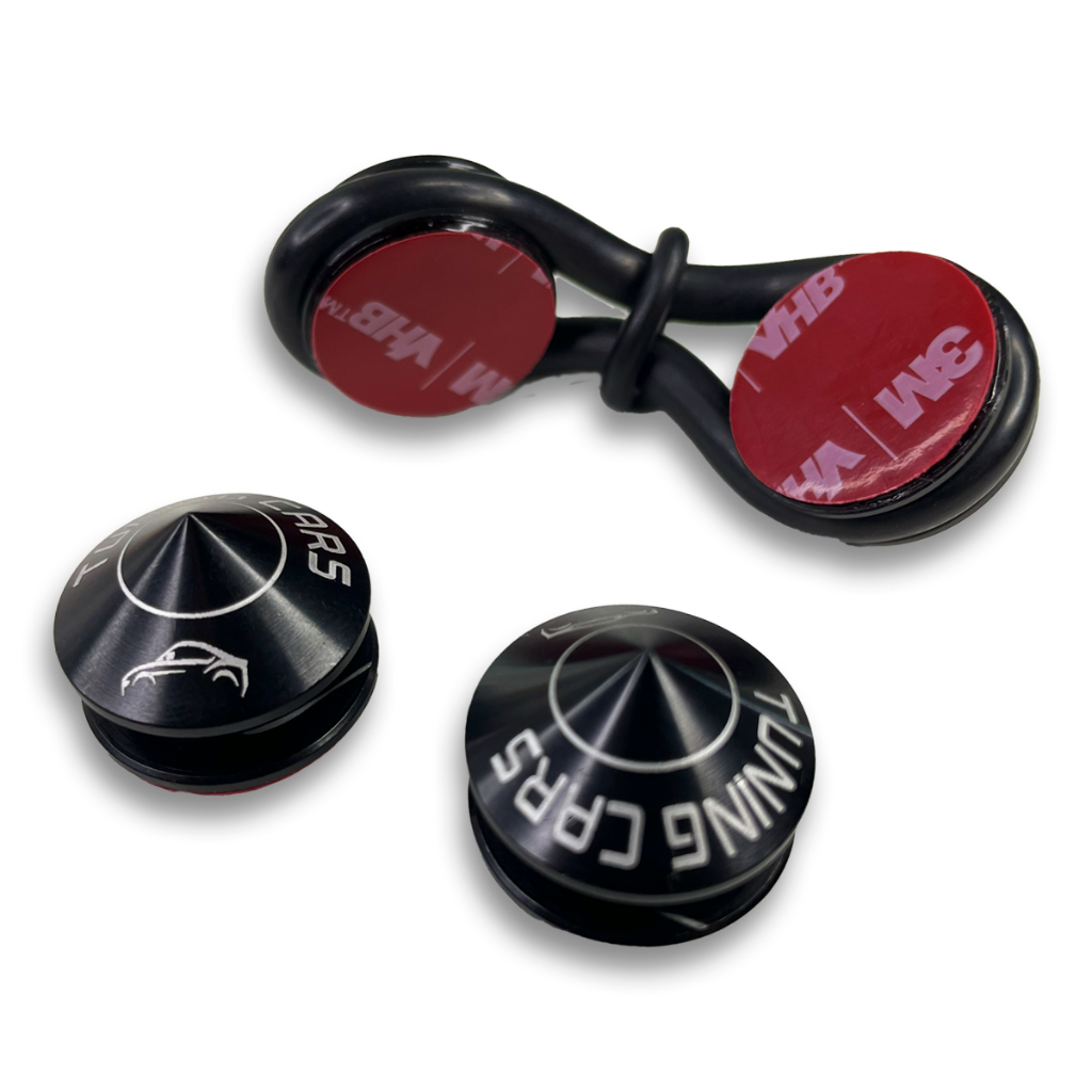 Kit Anilha Parachoque Quick Release Pontuda Preto em Oferta na Shopee