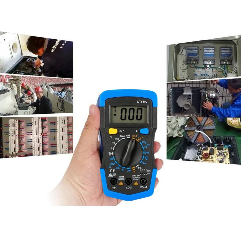 Multímetro Digital Profissional Portátil C/beep E Iluminação + Bateria em Oferta na Shopee