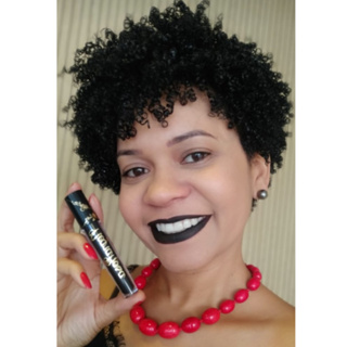 Batom Matte Nala  -  Negra Rosa - Batom Preto em Oferta na Shopee