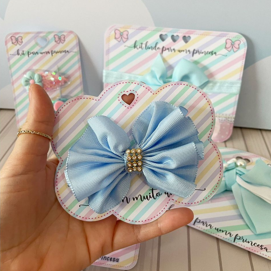 tag para laço/bico de pato em Oferta na Shopee