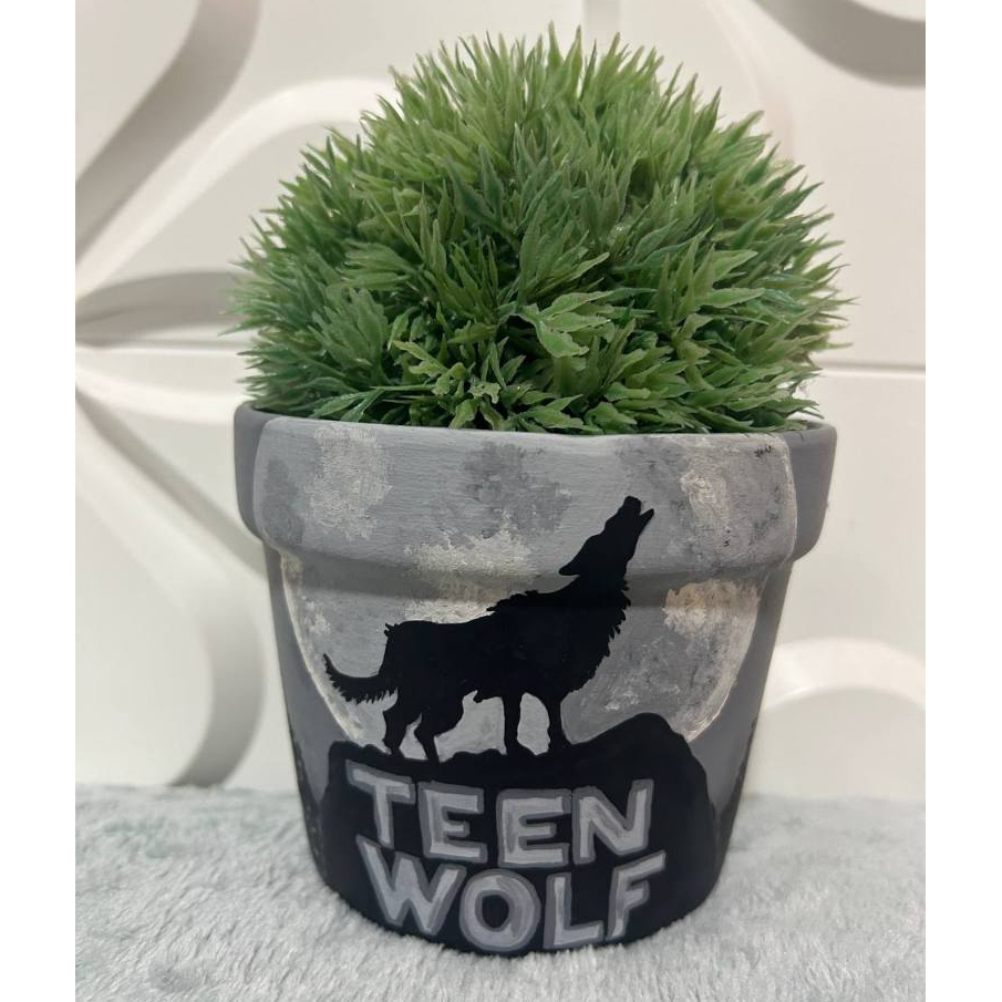 Teen Wolf - Vaso para planta  - suculentas - Home Decor - Home office - Decoração