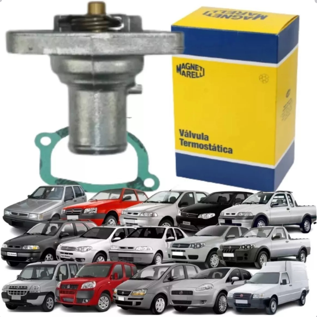 Válvula Termostática Fiat Uno Palio Siena Doblo Punto Strada Fire 1.0 1.3 1.4 em Oferta na Shopee