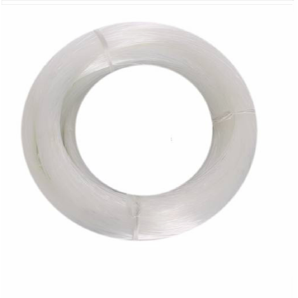 Linha Pesca Meada 500Mts Cor Branco 1,00 1,20 1,40 1,60 1,80 2,00 mm Macia e Brilhosa Resistente