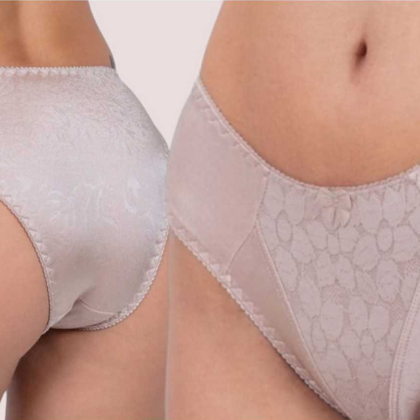 Kit 3 Calcinhas Laycra , Cintura Alta, Tangão Laycra, Calcinha de vovó ,Conforto dia a dia - Alta Qualidade