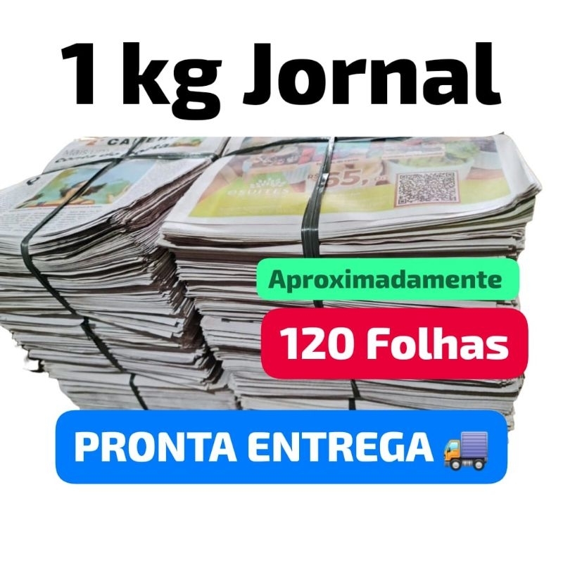 Jornal Para Frutas, Pets, Ovos Galinha, Peixaria, Embalagens, Preenchimento de Caxias Utilidades em Geral.