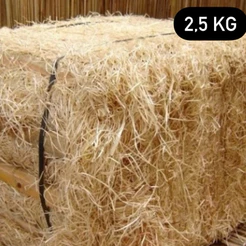 500g ~2,5 kg de Palha Madeira Natural Para Cestas Decorativas e Artesanato
