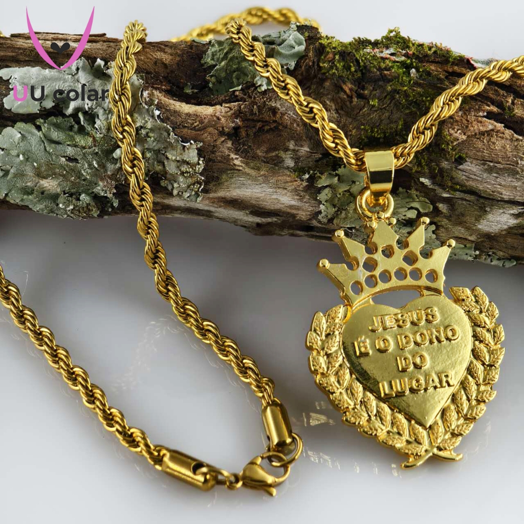 Colar de Moeda Antiga com Corrente Multicamadas: Beleza e Significado em Joias de Ouro 18K em Oferta na Shopee
