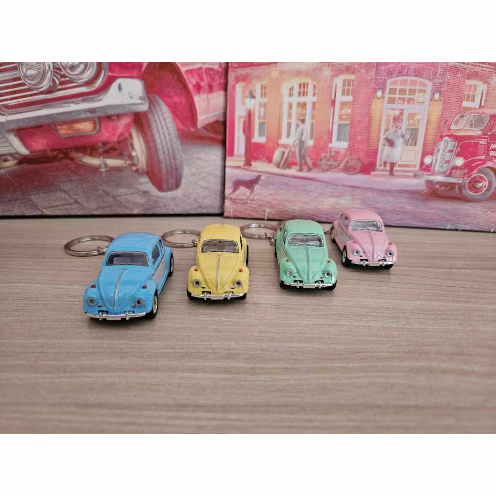 Chaveiro Miniatura Volkswagem Fusca 1/64 Metal Fricção Novo
