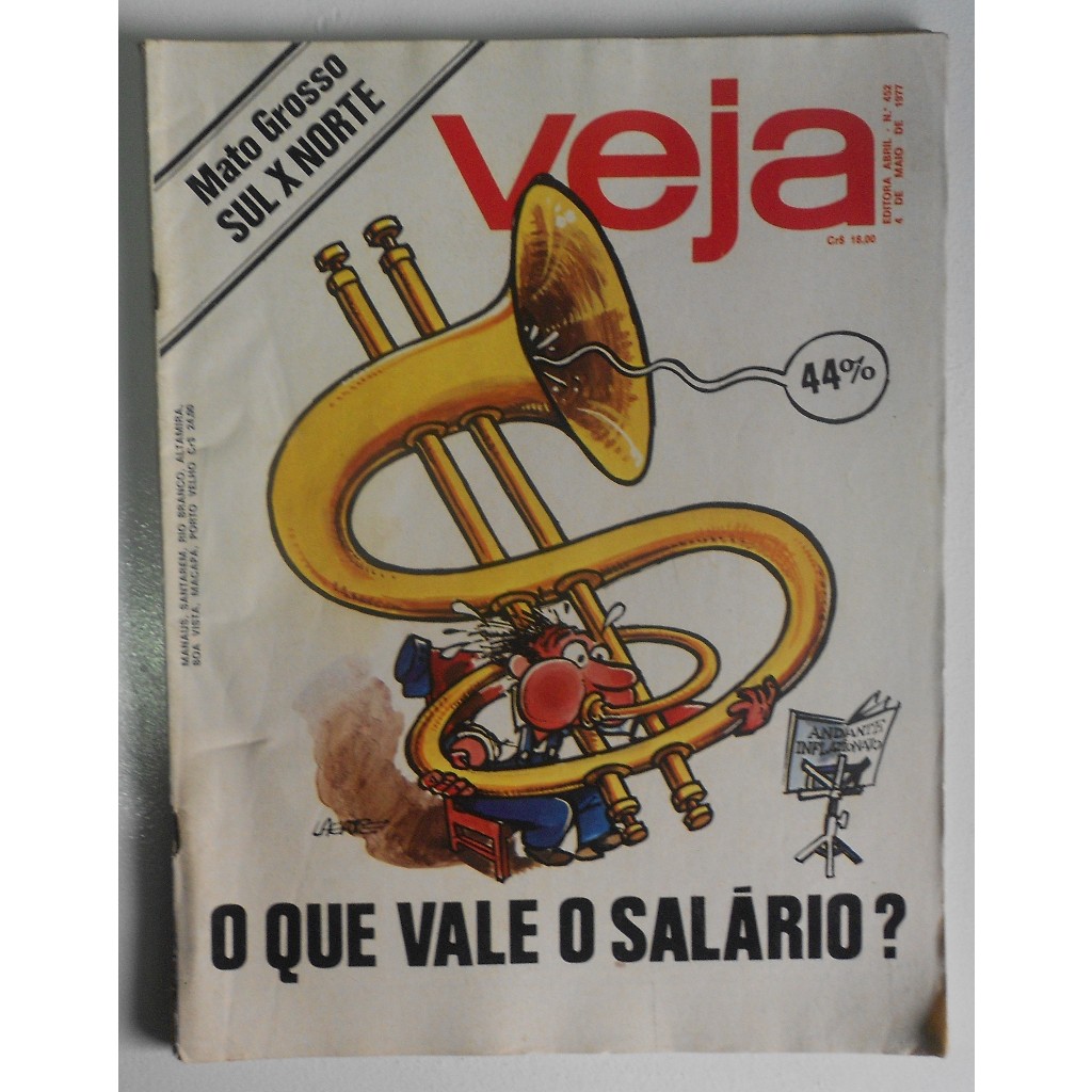 Revistas VEJA Nº 452 O QUE VALE O SALARIO