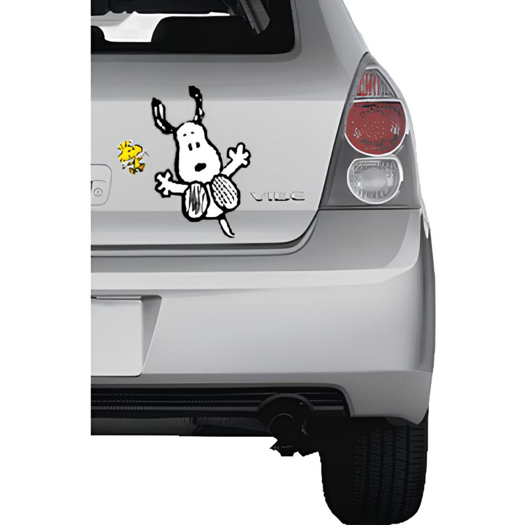 Adesivo de carro Snoopy e Woodstock em Oferta na Shopee