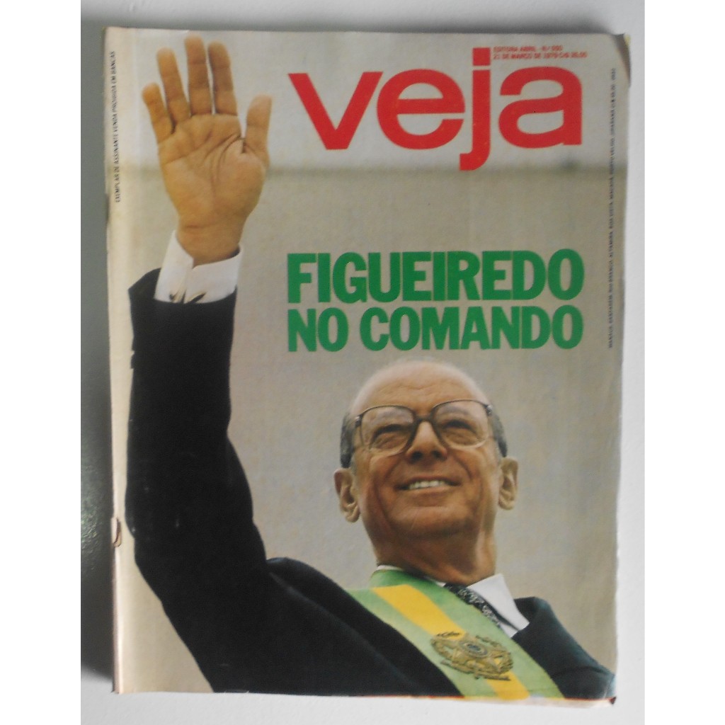Revistas Veja Nº 550 FIGUEIREDO NO COMANDO