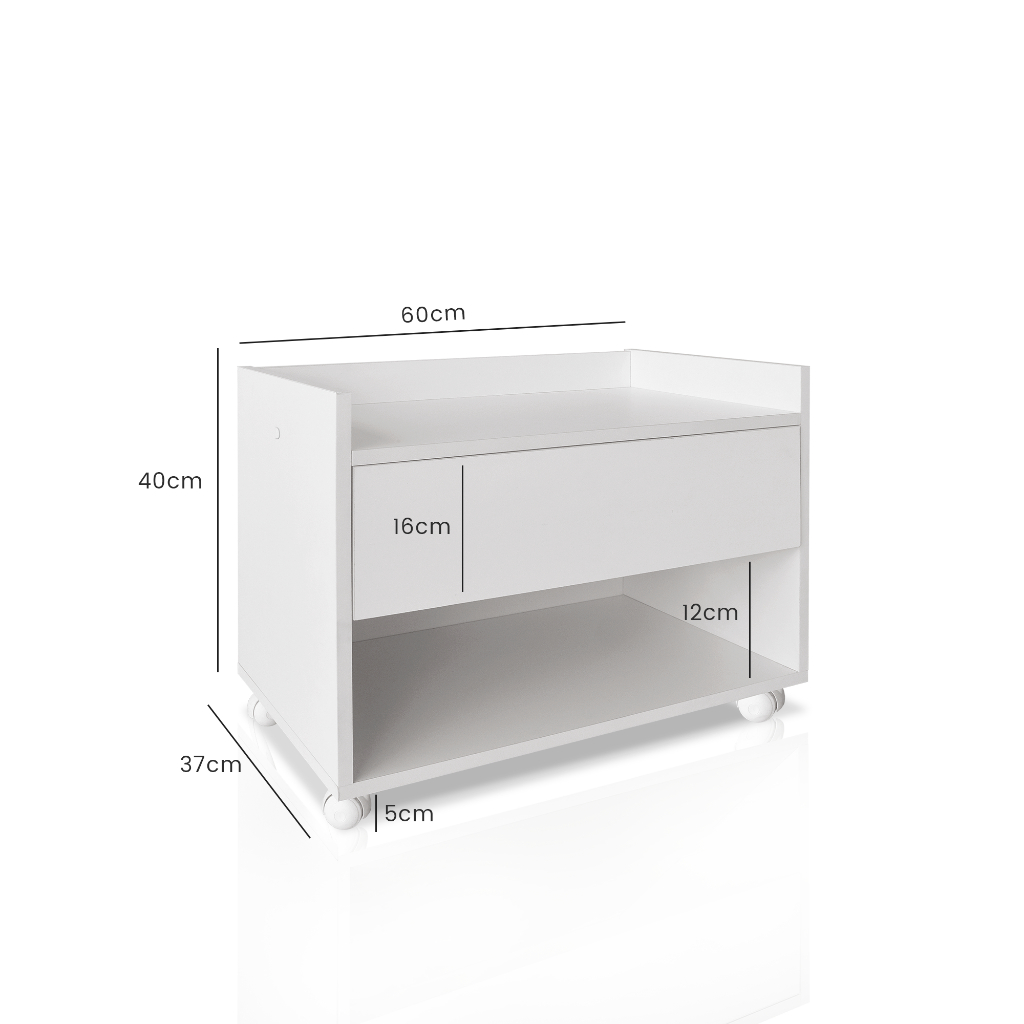 Armário de banheiro compacto com Gaveta MDF — imagem 2 de 2