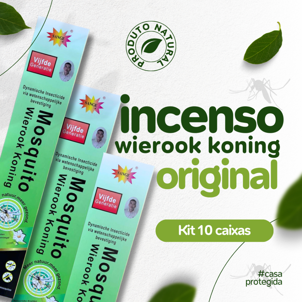 10 Cx INCENSO EFICIENTE CONTRA MURIÇOCAS com 30 varetas cada em Oferta na Shopee