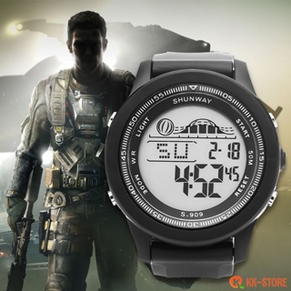 Relógios Masculinos Digital Prova Água Silicone De Luxo Com Led Esportivas Cronômetro S-909 em Oferta na Shopee