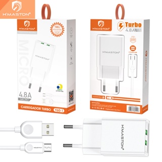 H'maston Y60 Carregador Turbo 2 Usb 3.1A Com Cabo Usb C V8 Lightning Tipo-c Para em Oferta na Shopee
