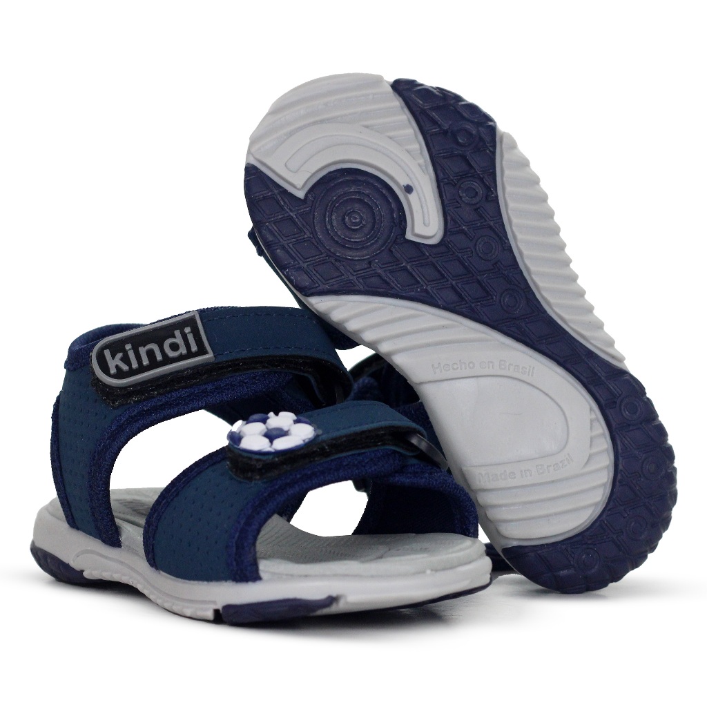 Sandália Papete Infantil Kindi para meninos Ajustável Antiderrapante Confortável e Super Leve - Disponível em 3 Cores!!! em Oferta na Shopee