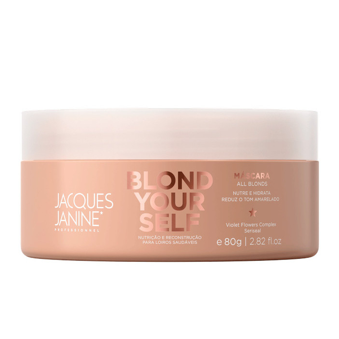Máscara Tratamento Loiro Desamarelador Matizador Jacques Janine Blond Yourself 80g em Oferta na Shopee