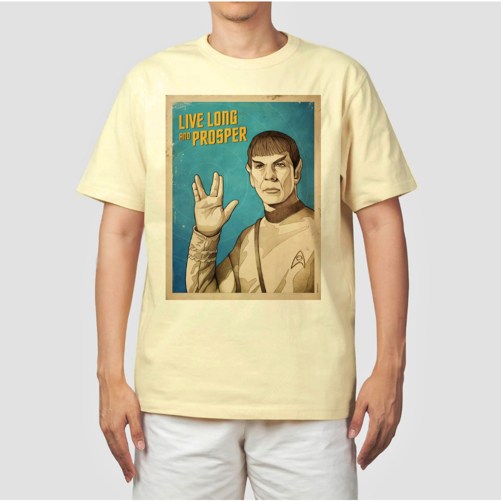 Camiseta Camisa Star Trek Spock Vida Longa E Prospera Série anime
