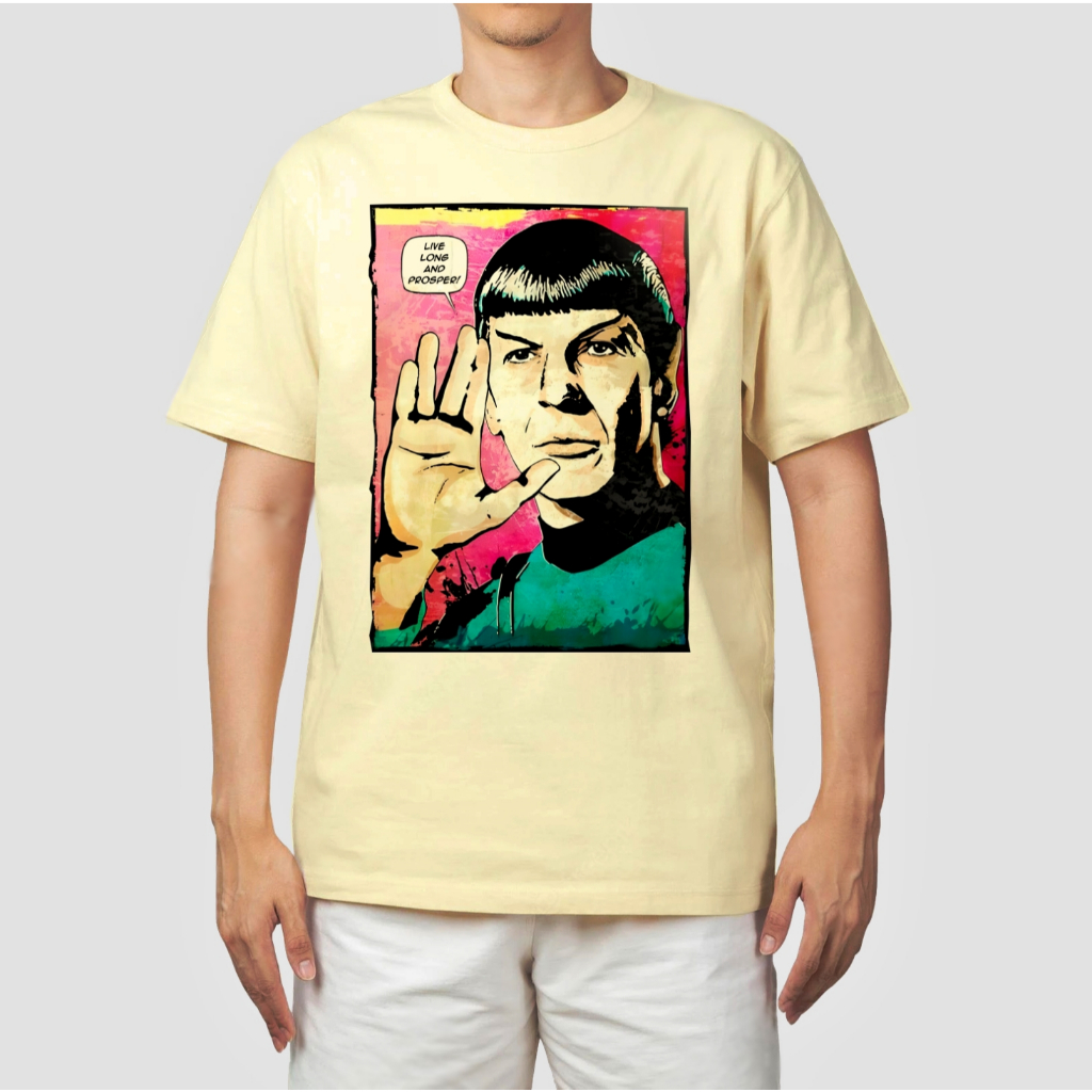 Camiseta Camisa Star Trek Spock Vida Longa E Prospera Uss anime série filme