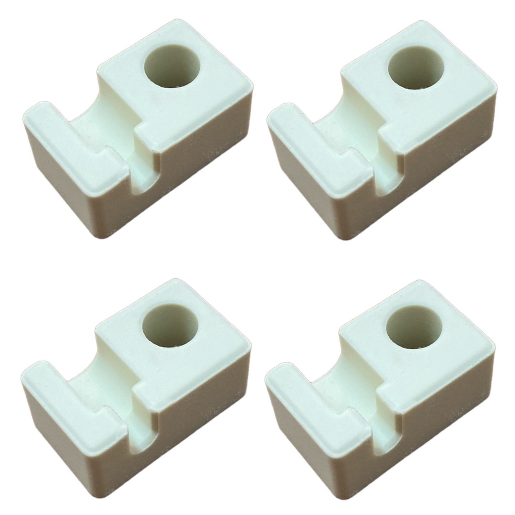 4 Suporte Isolador Cerâmica Louça Fixação Resistência Forno