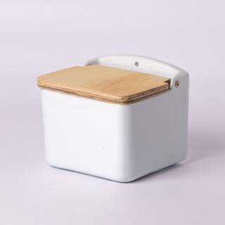 Saleiro Porcelana C/Tampa Bot Art Porcelana 500g