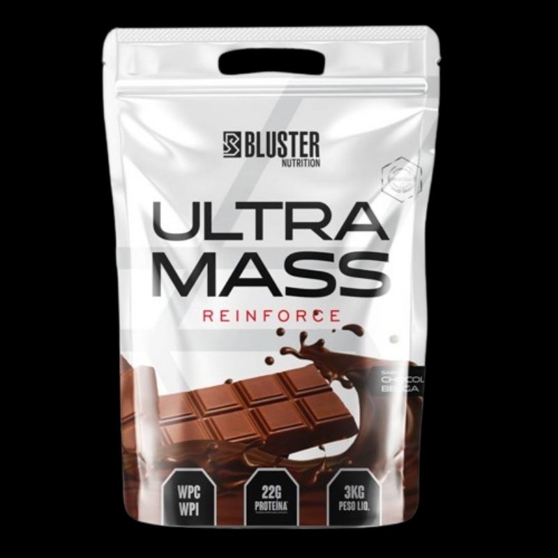 Hipercalórico Ultra Mass Ganho de Peso e Massa Muscular 3kg - Bluster