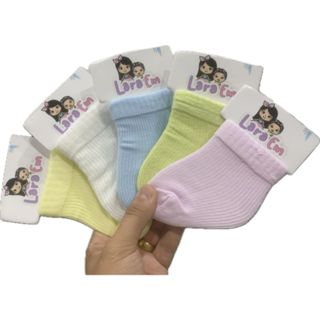 Kit 3 pares de meias para bebe RN Recem Nascido 0 a 9 meses Saída de maternidade em Oferta na Shopee