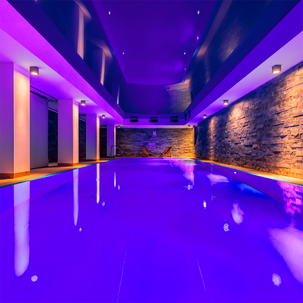 Kit 2 Kit 4 Luminária 18w ou 9w Piscina + Módulo Rgb Com Fonte 6leds ou 12leds