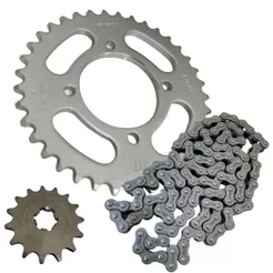 Kit Relação Transmissão Ybr 125 03/08 Factor 125 2009 Até 2017