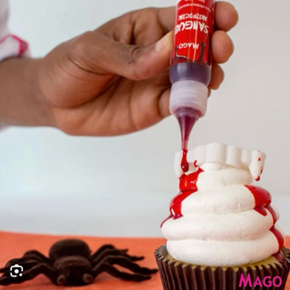 1~5 Sangue Falso Comestível WHALOWEEN Artificial para Maquiagem 15ml em Oferta na Shopee
