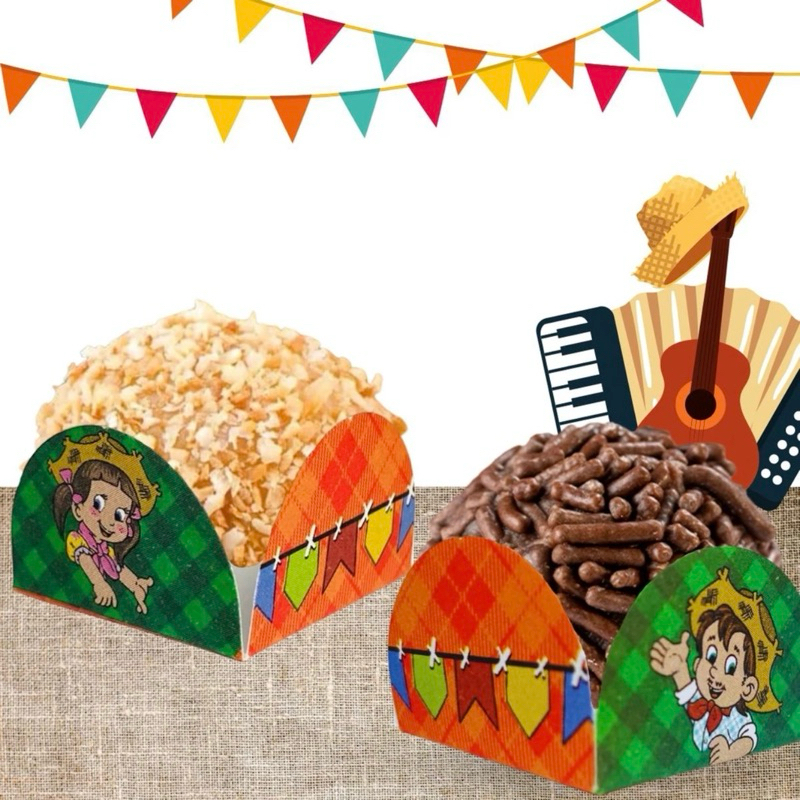 200 FORMINHAS 4 PÉTALAS FESTA JUNINA 61.3 em Oferta na Shopee