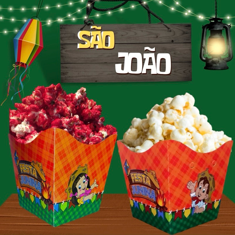 10~50 CACHEPÔ DOCE FESTA JUNINA/JULINA CAIPIRA ROÇA DECORAÇÃO 61.1 em Oferta na Shopee