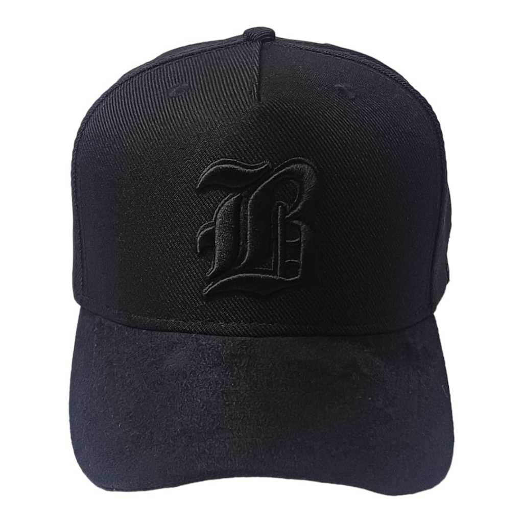 Boné Black Bulls BNE Preto Basic Snapback com Aba Curva