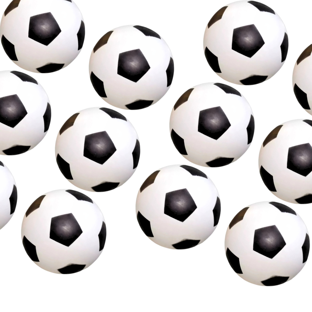 20 Bola de Futebol Dente de Leite Vinil 25x25cm Diâmetro