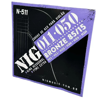 Encordoamento Violão Aço Nig 0.11 N-511 em Oferta na Shopee