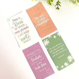 Cartão 5x9cm agradecimento frases biblicas a pronta entrega tamanho 5x9cm em Oferta na Shopee