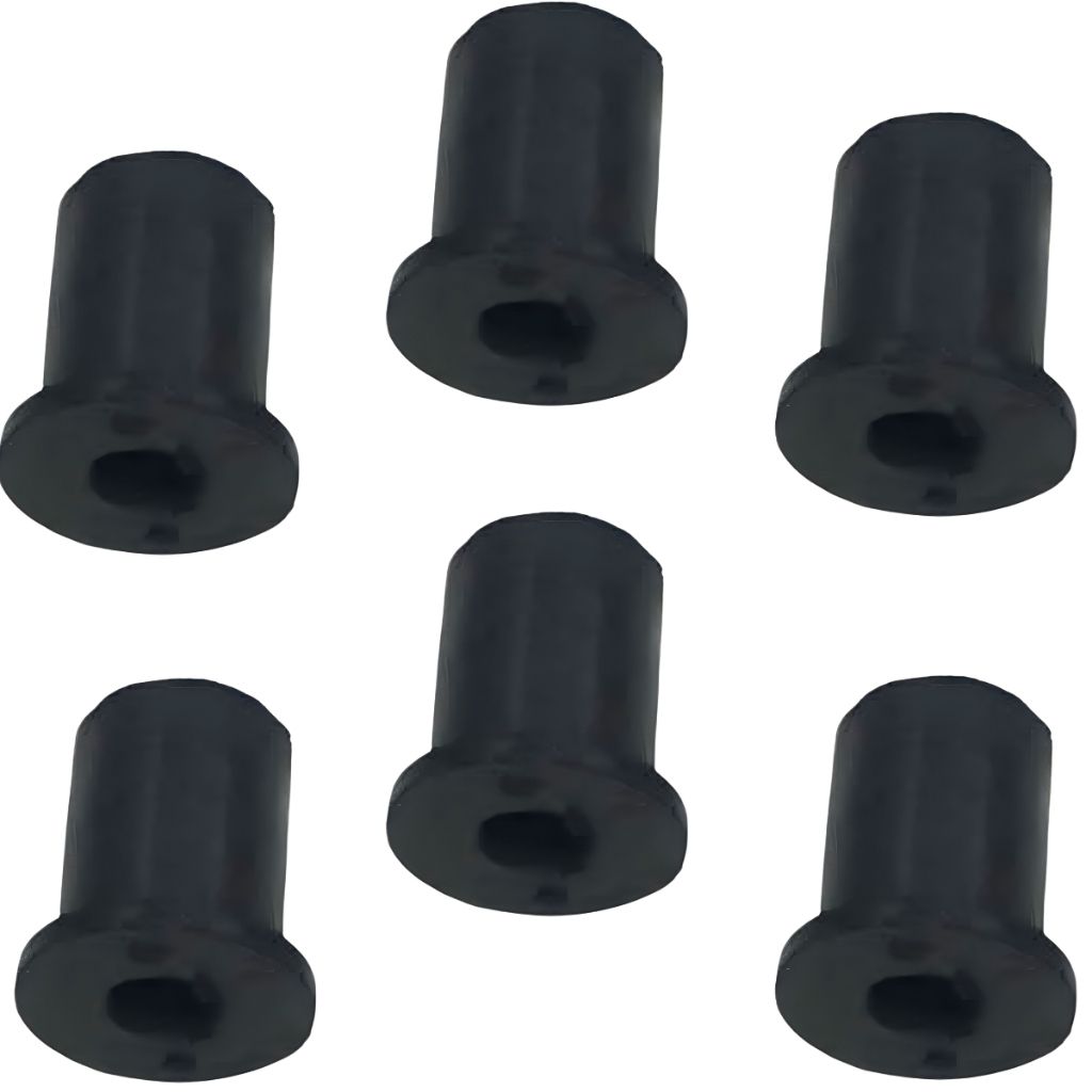 Bucha Bolha Porca com Rosca M5 Universal Kit 6 Unidades Nx350 Sahara Xt660 Xt600 Tenere Cbr Srad Serve Carenagem Aba Tanque Lateral