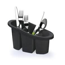 Escorredor de Talheres 3 Divisórias Plástico Resistente Diversas Cores Max Seca p/ Pia Cozinha em Oferta na Shopee