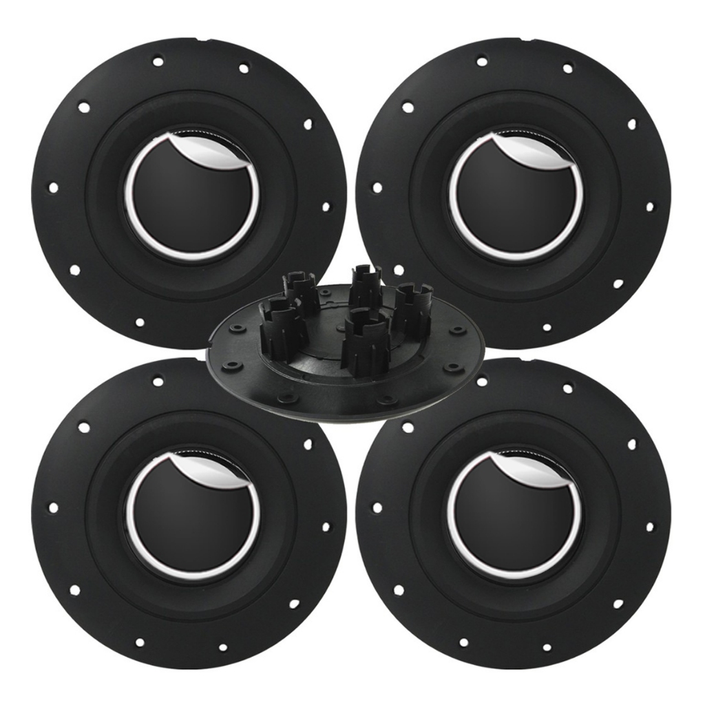Kit Calota para roda de ferro do Compatível com Fox Polo Golf Bora ARO 14 - 5 FUROS