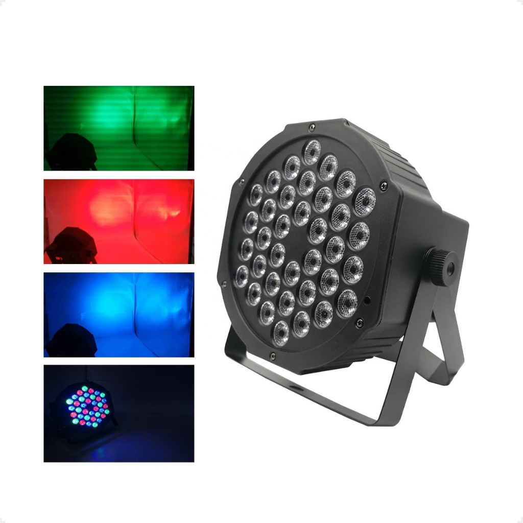 Canhão Refletor Rgb 36 Leds Para Festa 1w Strobo Slim em Oferta na Shopee