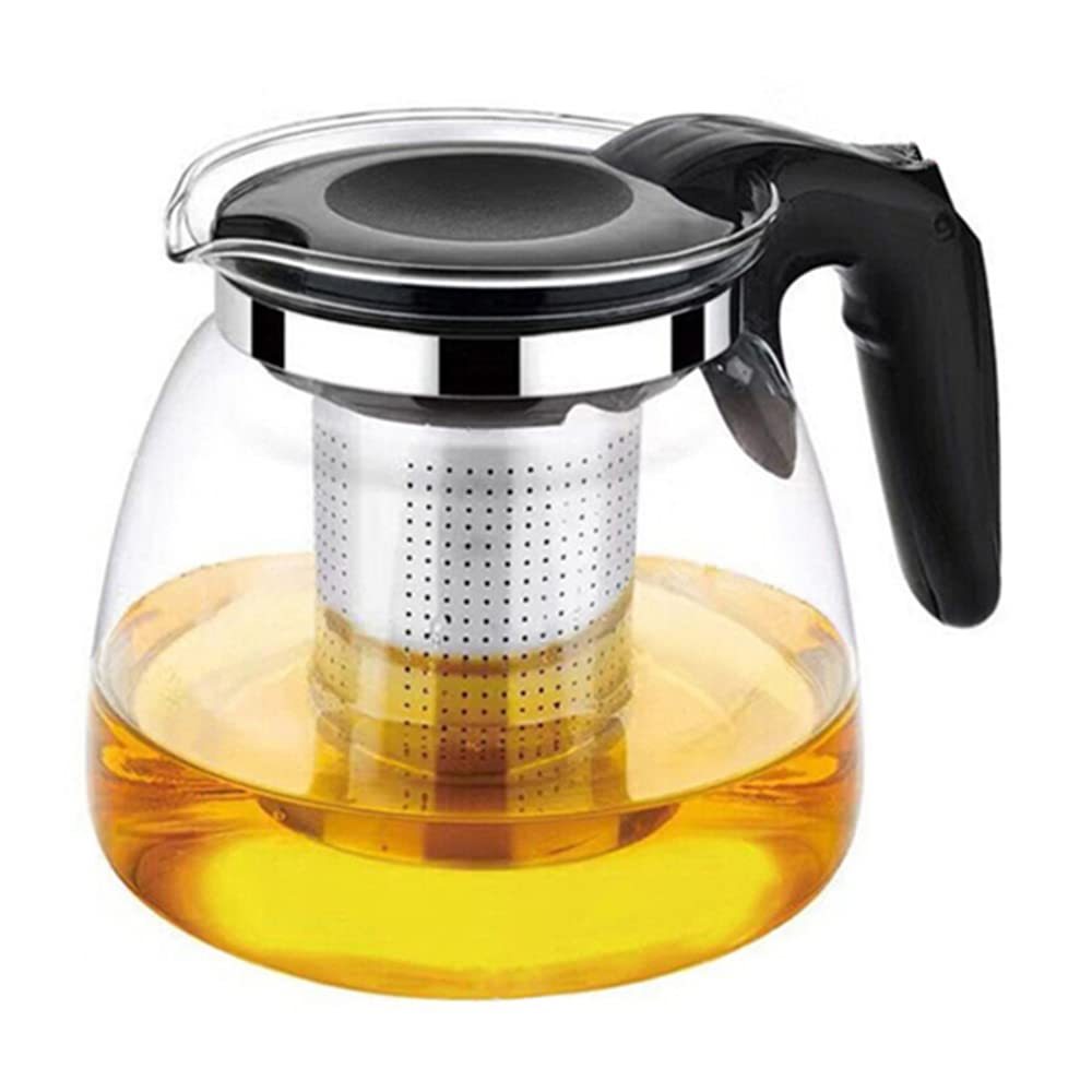 Chaleira Com Infusor De Vidro 900ml Para Chá Bule