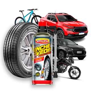 Selante Reparador Instantâneo Enche e Veda Pneu Cheio 400ml Luxcar em Oferta na Shopee