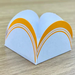 50~350 Forminhas Para Doces Francesinha Laranja 4 Pétalas 10.72 (Nc Toys Simples)