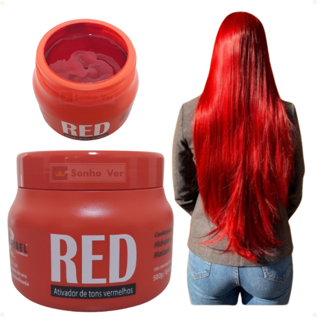 Creme Mairibel  Matizador Vermelho 500g