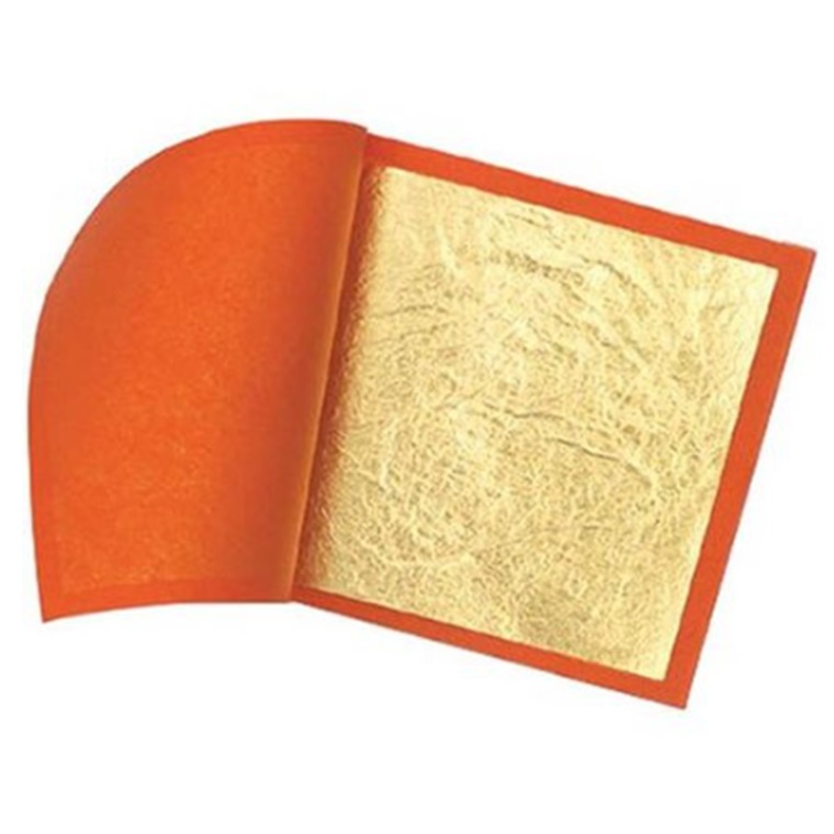 Folha De Ouro Para Artesanato 14x14 - 25 Folhas em Oferta na Shopee
