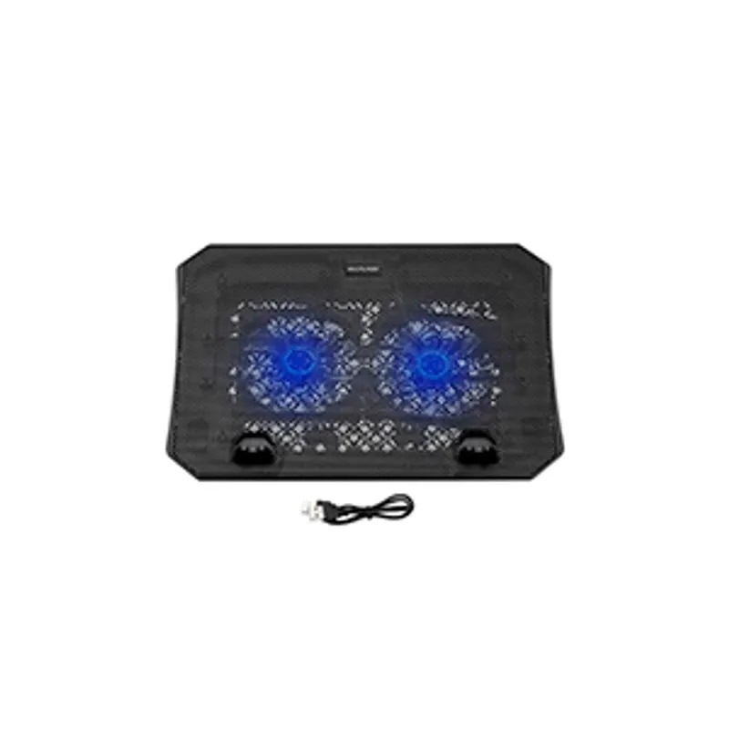 Cooler Para Notebook 2 Ventiladores 4 Niveis de Altura Preto Multilaser AC392 - Multilaser