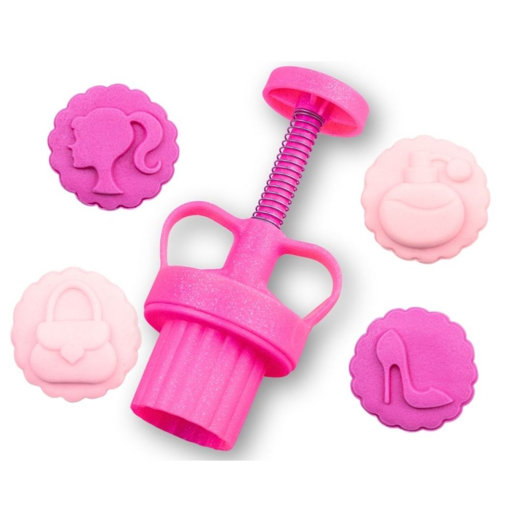 Ejetor Molde Boneca Rosa Para Doces Brigadeiro Confeitaria Para Docinhos Festa Aniversario Decoração